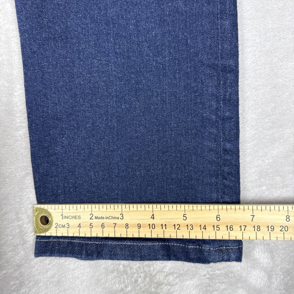 Mack Weldon Jeans Mens 36x32 (Fits 34x29) Silver Denim Indigo Selvedge Dark - Picture 12 of 12